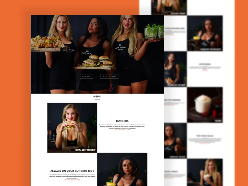 Hotbuns - Short shorts and gastro burgers